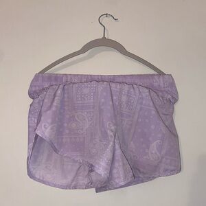 Vanilla Star Size XS Purple Shorts with White Pattern